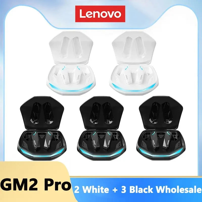 Lenovo GM2 Pro – Auriculares Bluetooth 5.3 In-Ear Gaming Low Latency con Micrófono y Cancelación de Ruido