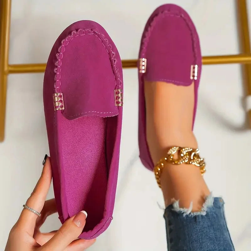 Mocasines Mujer 2024 | Zapatos Casuales Planos de Mezclilla