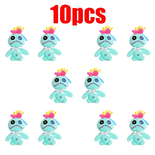 Peluche Stitch Disney 4/8 Pulgadas – Muñeco de Peluche Azul/Rosa | Juguete Anime Lilo & Stitch Regalo para Niños