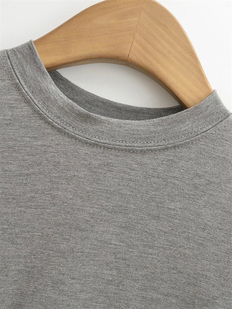 Camiseta Mujer Casual 2024 | T-shirt Slim Fit Manga Corta Sexy Básica Estilo Y2K