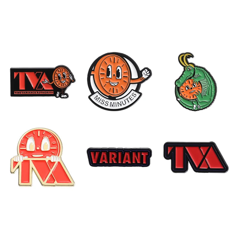 Pins de Dibujos Animados Anime – Broches Esmaltados de Monje Tierno, Chapas Divertidas para Regalo