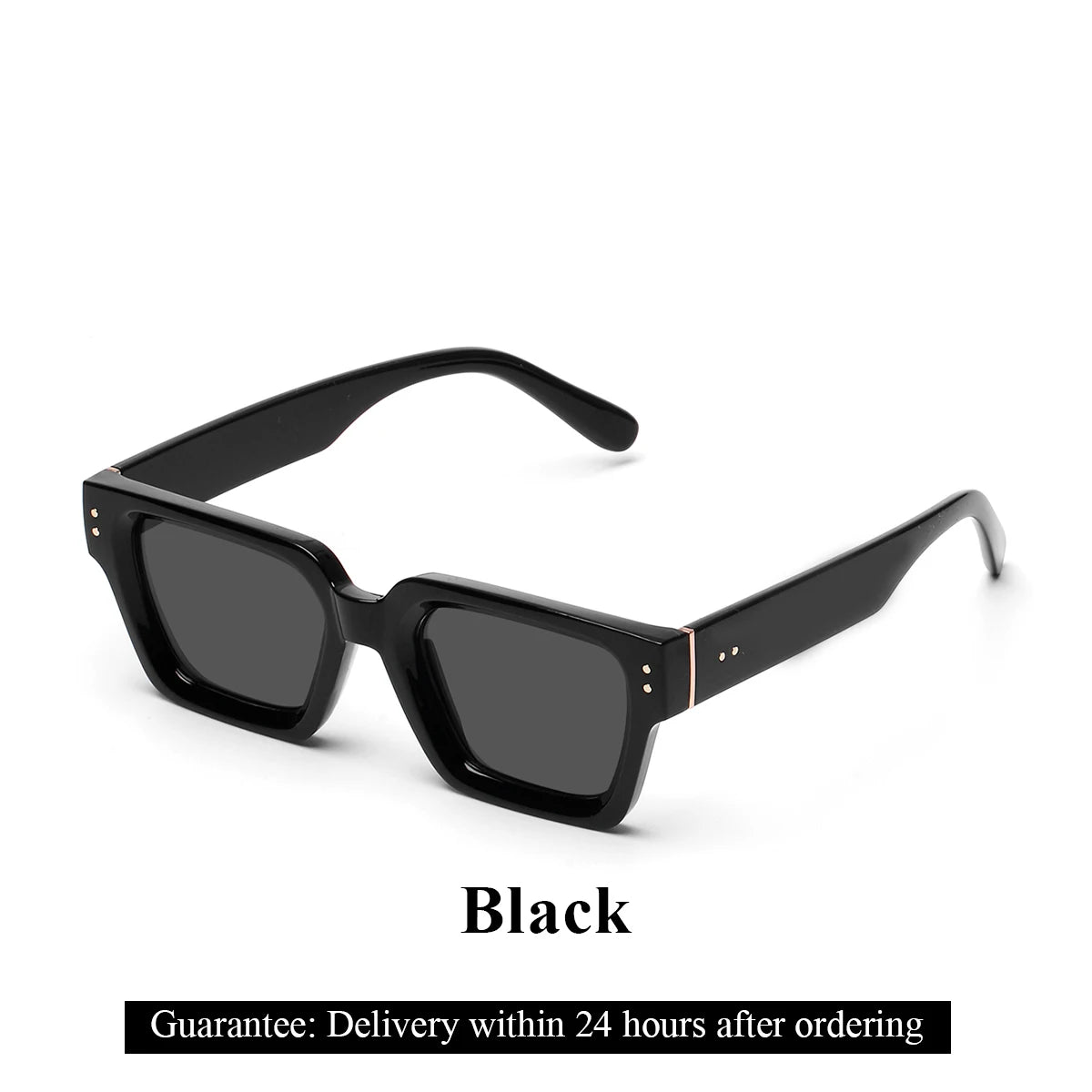 Gafas de Sol Retro Negras Millionaire | Lujo Cuadradas Unisex Hombre & Mujer 2025