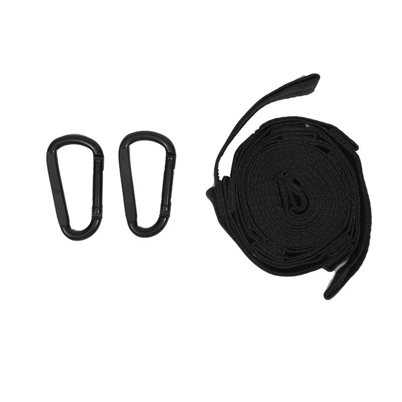 Juego de 2 Cintas para Hamaca – Alta Resistencia 600 lbs, Poliester con 5 Anillos Ajustables