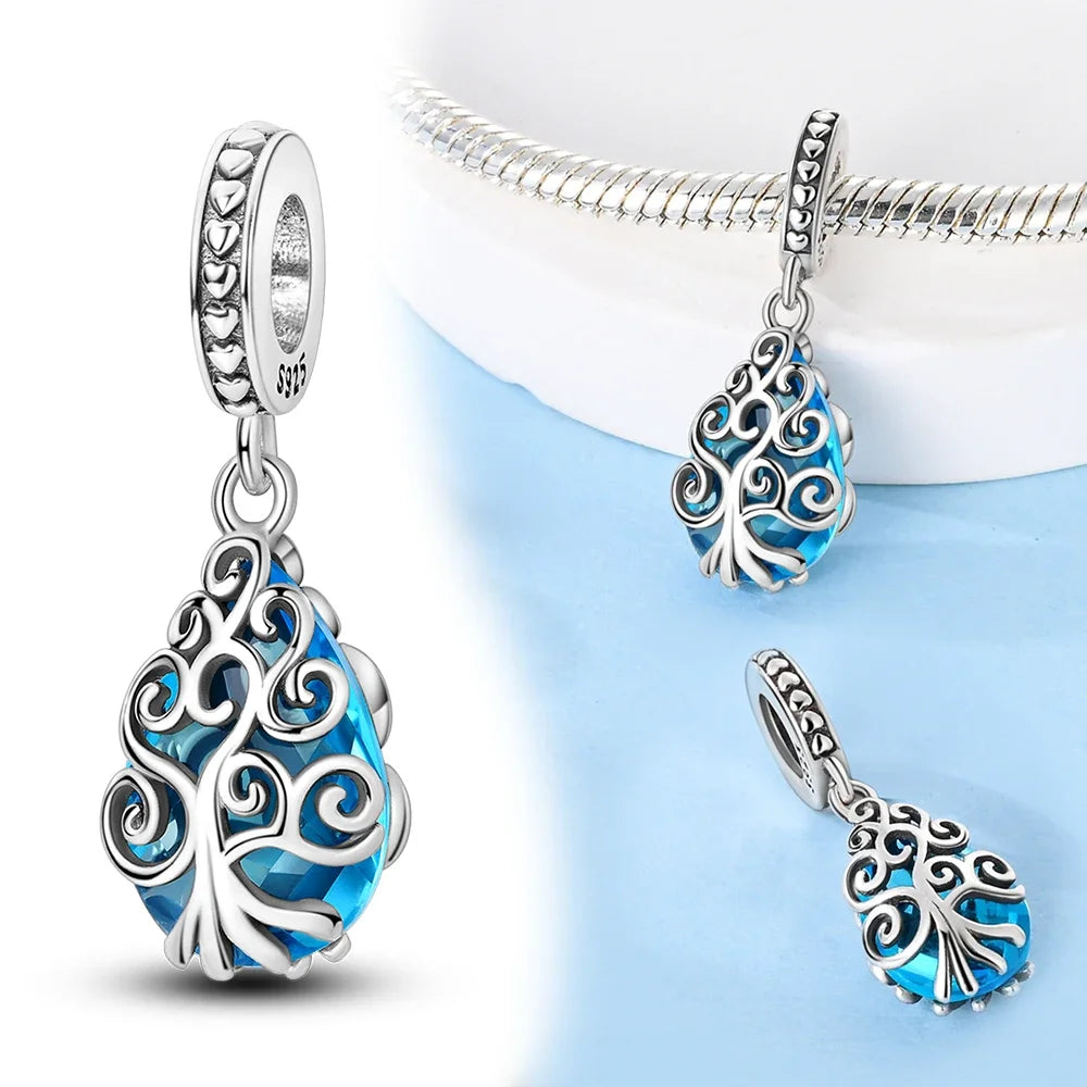 Charm Árbol de la Vida en Plata 925 – Abalorio Familia y Amigos para Pulseras Originales Mujer