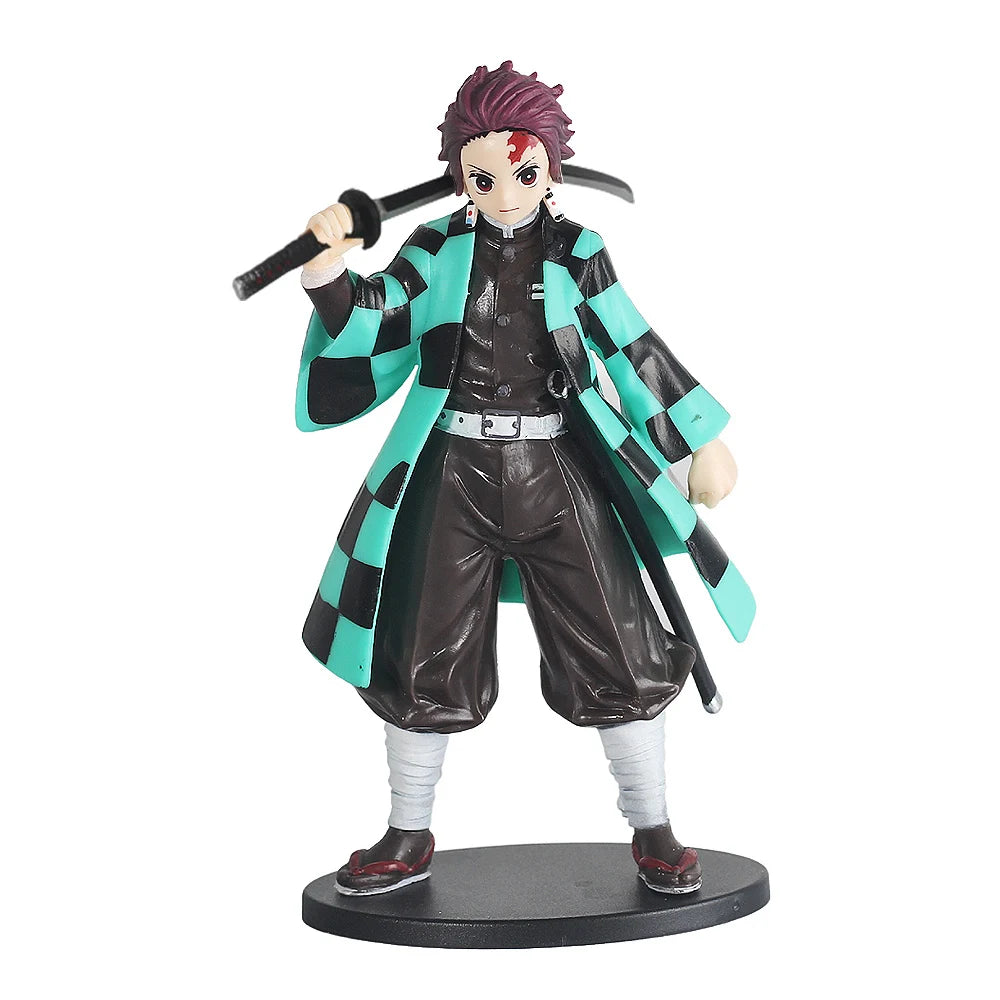 Figura Demon Slayer Anime – Kamado Tanjirou, Zenitsu y Nezuko | Figuras PVC Kimetsu no Yaiba Coleccionables