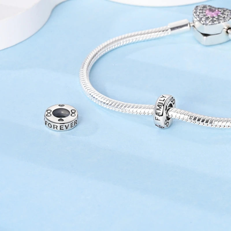 Charm de Plata 925 con Mariposa y Dragón – Abalorio Colorido con Zirconia Arcoíris para Pulseras DIY