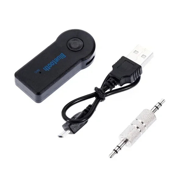XIKCU Bluetooth Receiver 5.0 – Adaptador Inalámbrico 3.5mm AUX para Carro, Parlantes y Amplificadores