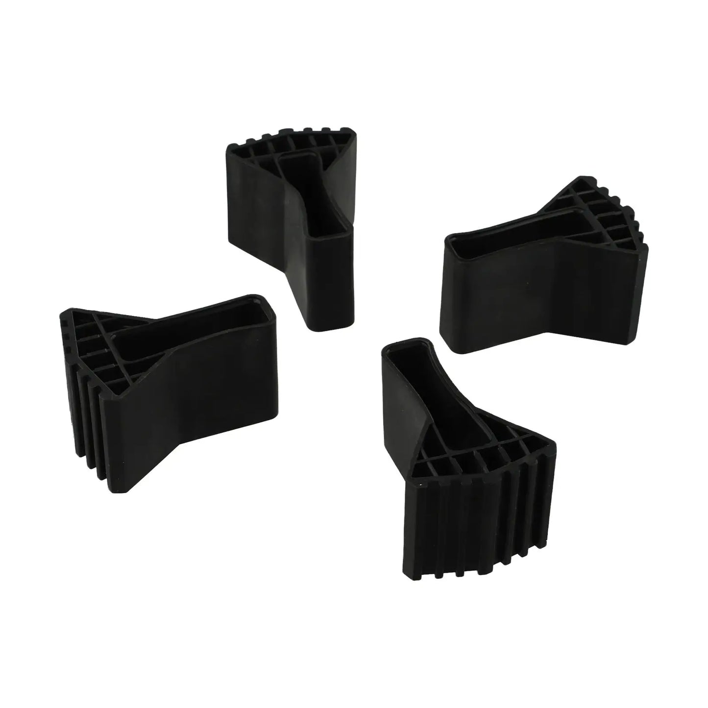 4 Piezas Pies Antideslizantes para Escalera – Protectores de Goma Reemplazables para Patas de Escaleras y Muebles