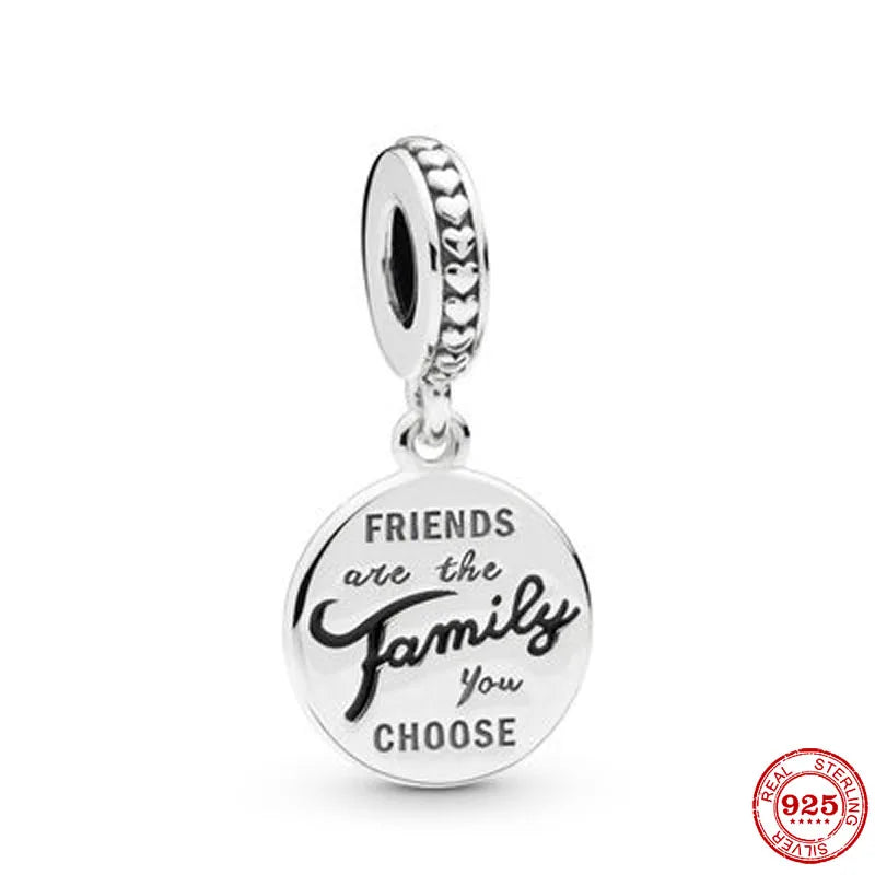Charm Familia en Plata 925 – Abalorio Sparkling para Pulsera Original Mujer
