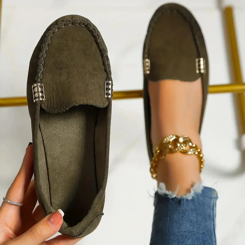 Mocasines Mujer 2024 | Zapatos Casuales Planos de Mezclilla