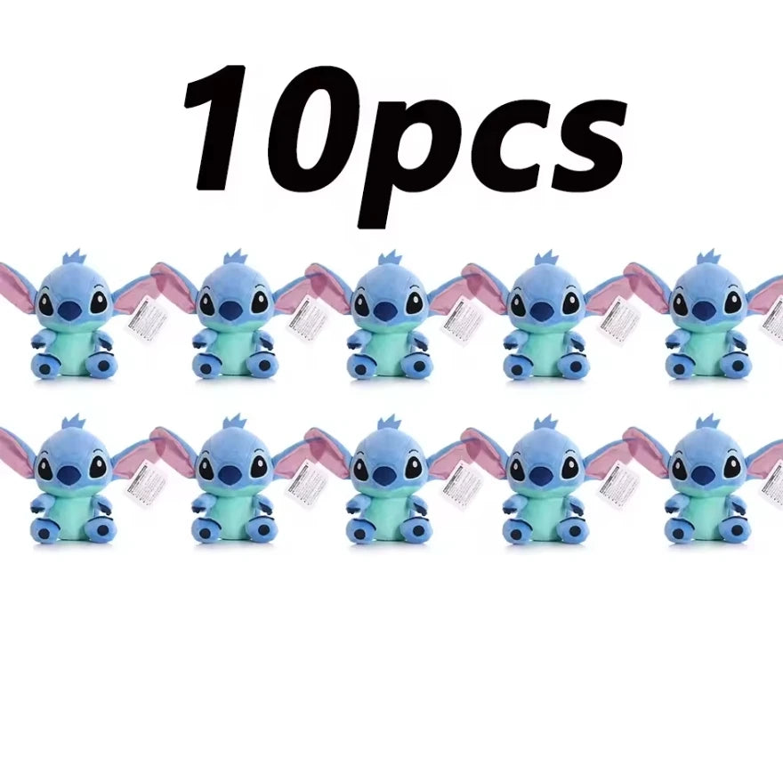 Peluche Stitch Disney 4/8 Pulgadas – Muñeco de Peluche Azul/Rosa | Juguete Anime Lilo & Stitch Regalo para Niños