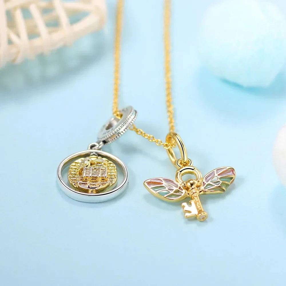 Charm Sobre Plata 925 | Serie Mago | Compatible Pulsera Pandora 3mm
