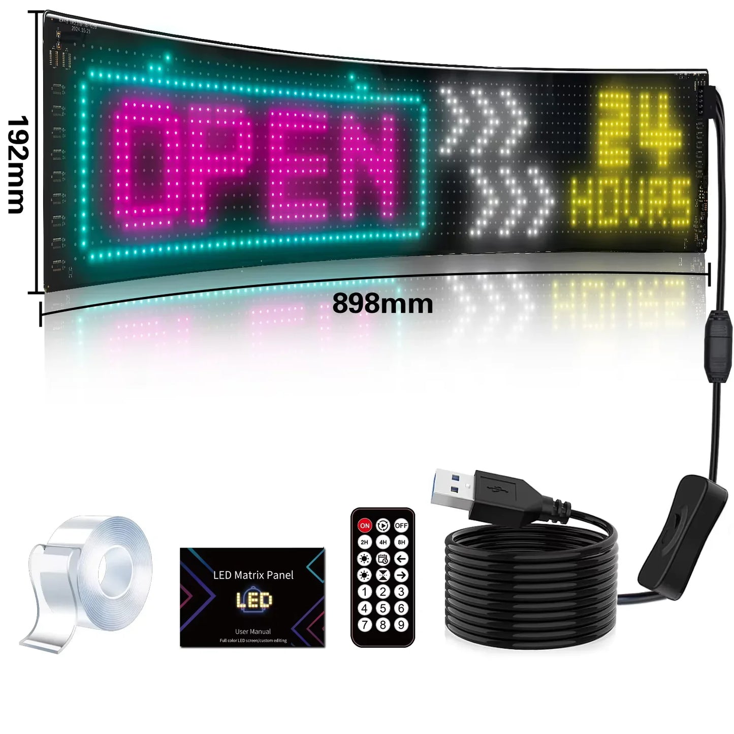 Ojos LED para Camión y Coche Demon Eyes – Pantalla LED Flexible Programable APP Control DIY