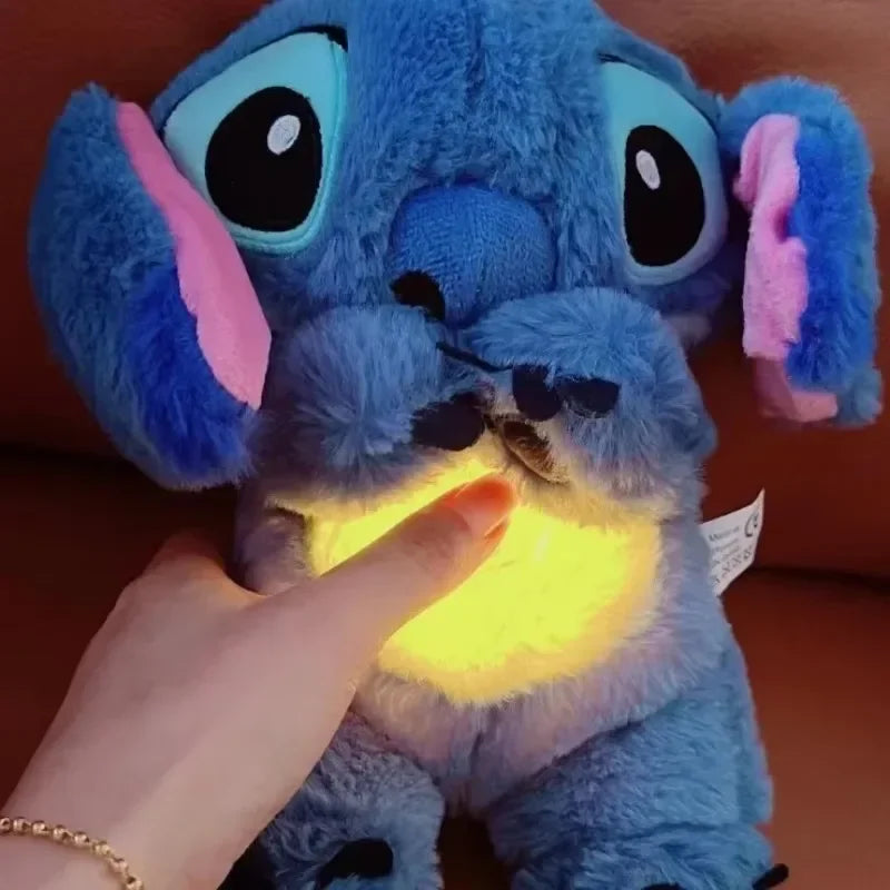 Peluche Stitch Anime con Luz y Música | Juguete Kawaii Suave para Bebés y Niños
