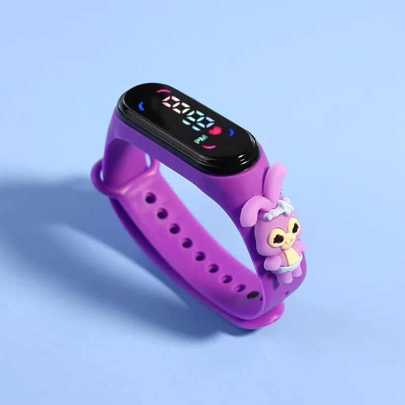 Reloj Infantil LED Deportivo | Pulsera Electrónica de Dibujos Animados para Niños y Niñas Impermeable