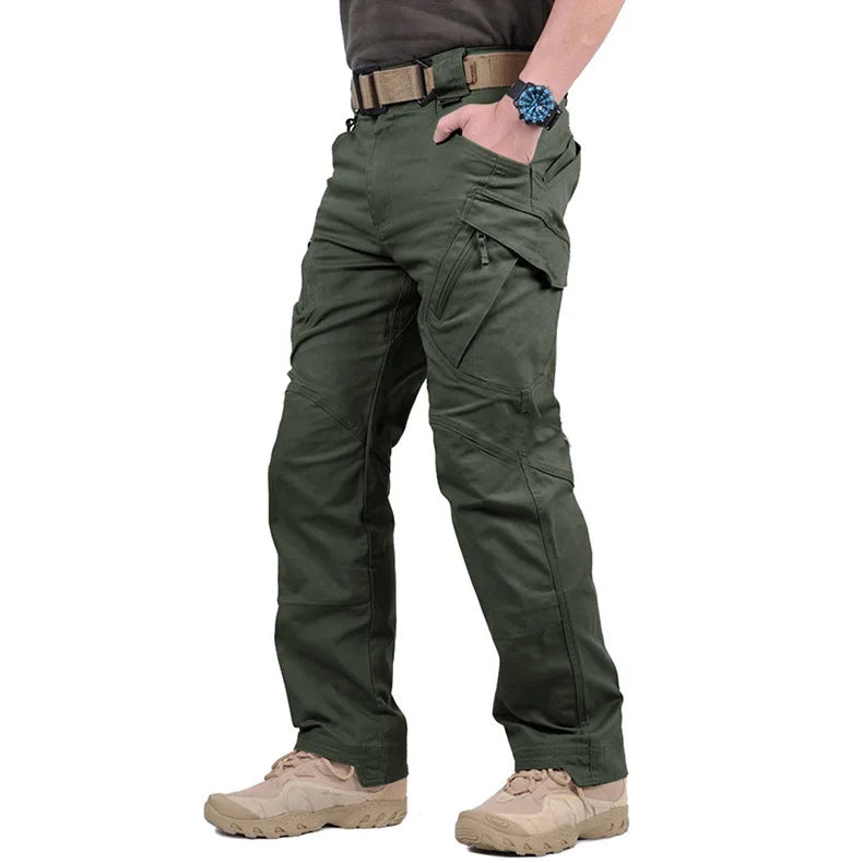 Pantalones Cargo Tácticos para Hombre – Outdoor, Senderismo, Trekking, Jogger Militar, Multi Bolsillos, Clásico