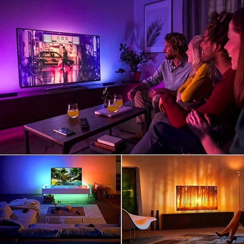 Tira LED 40M RGB con Control por APP y Mando | USB 5V | Luces Musicales con Sincronización al Ritmo | Decoración para Habitación y TV