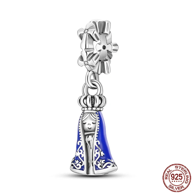 Charm Serie Océano en Plata 925 – Abalorios Tortuga, Cangrejo y Sirena para Pulsera Original Mujer