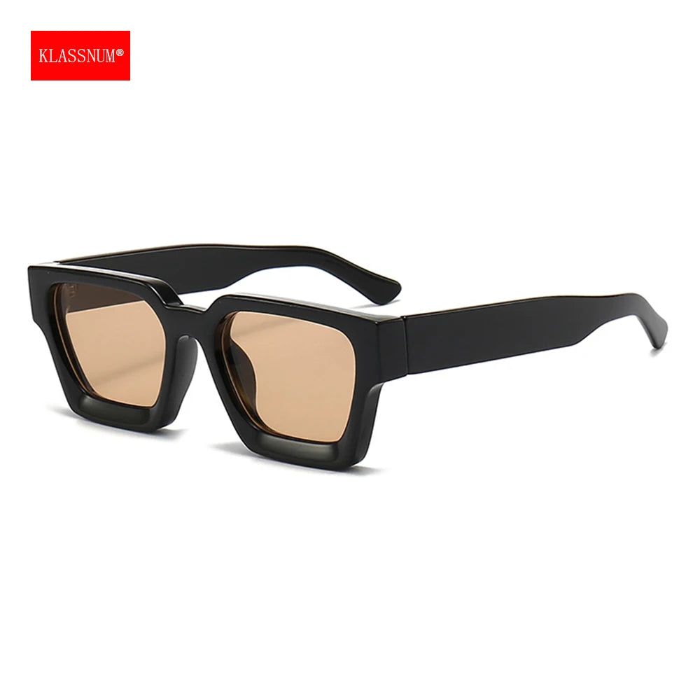 KLASSNUM Gafas de Sol Cuadradas Hombre Mujer | Luxury Brand 2025 Retro UV400 Unisex