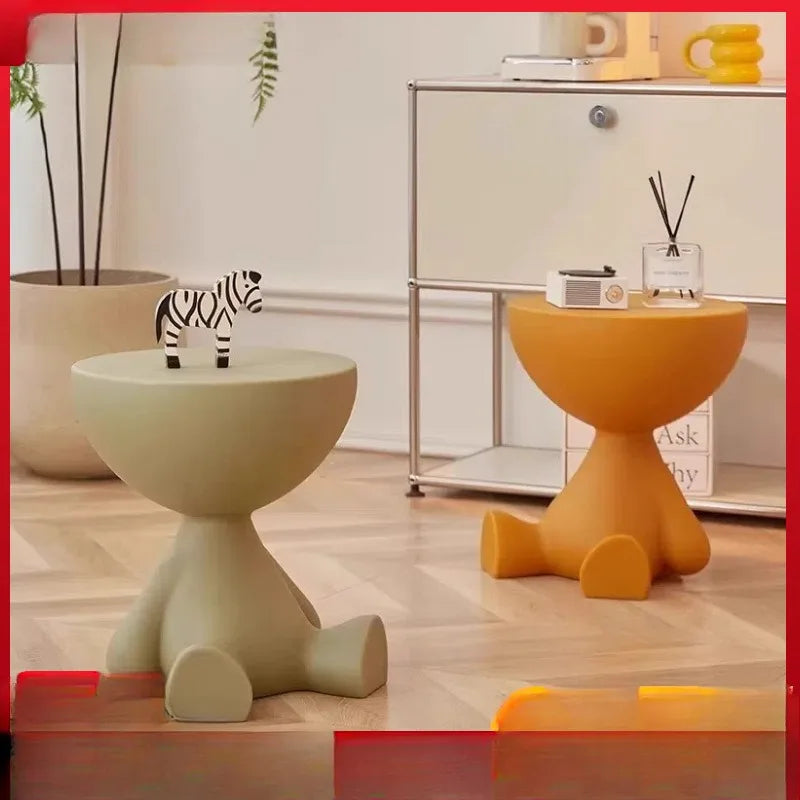 Mesa Auxiliar de Lujo para Sala – Mesa de Té Creativa, Decorativa y Moderna para Sofá o Esquinero