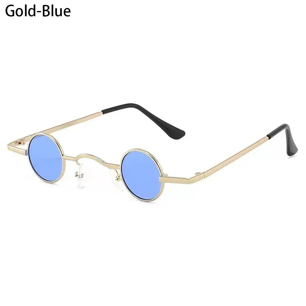 Gafas de Sol Redondas Punk Unisex | Montura Metálica Hip Hop Colores Moda UV400