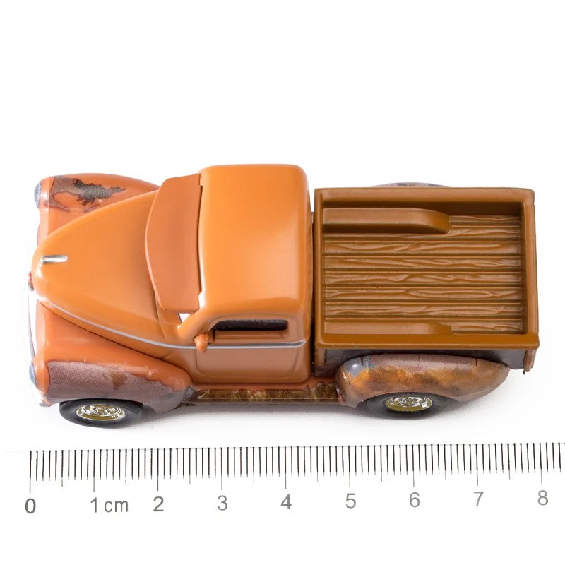 Coche de Juguete Disney Pixar Cars 3 Lightning McQueen & Mater 1:55 – Colección de Vehículos de Metal Diecast