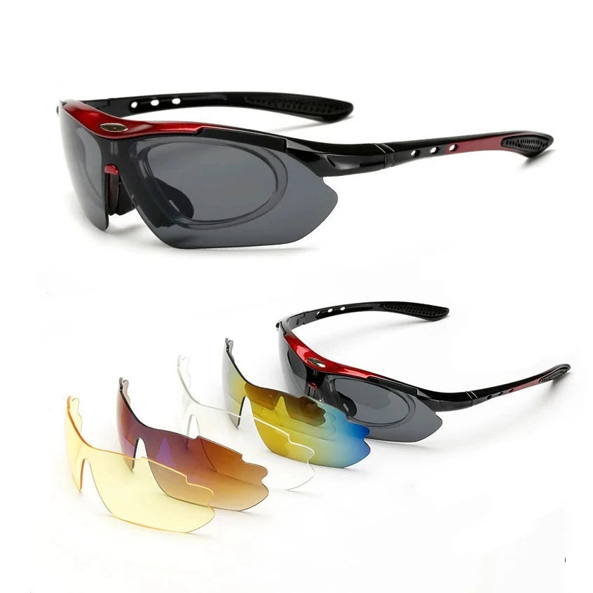 Gafas de Ciclismo Deportivas Unisex – Gafas de Sol para Bicicleta de Carretera y Montaña con Protección UV400