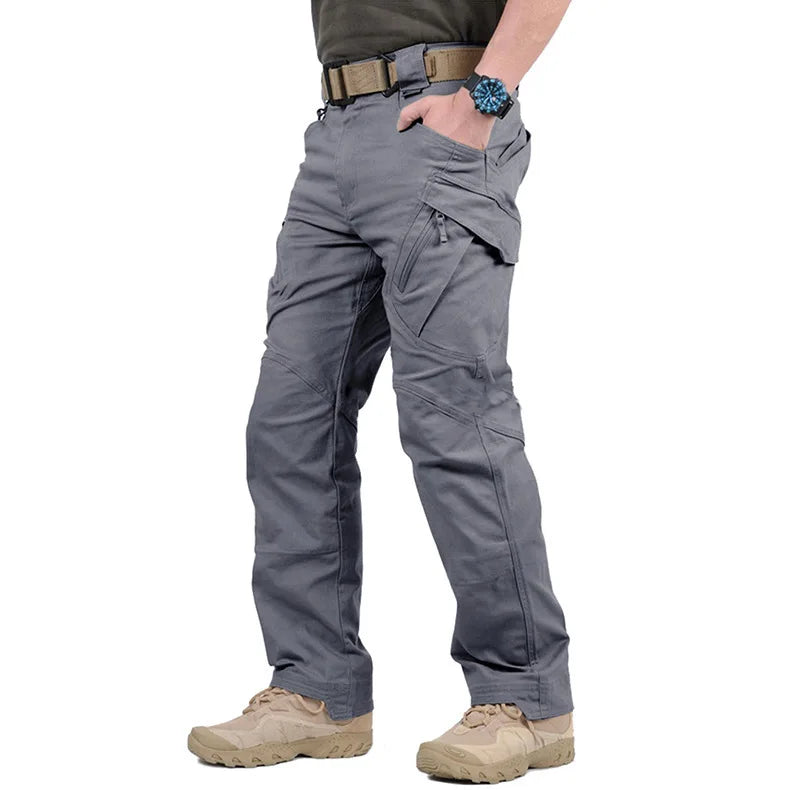 Pantalones Cargo Tácticos para Hombre – Outdoor, Senderismo, Trekking, Jogger Militar, Multi Bolsillos, Clásico