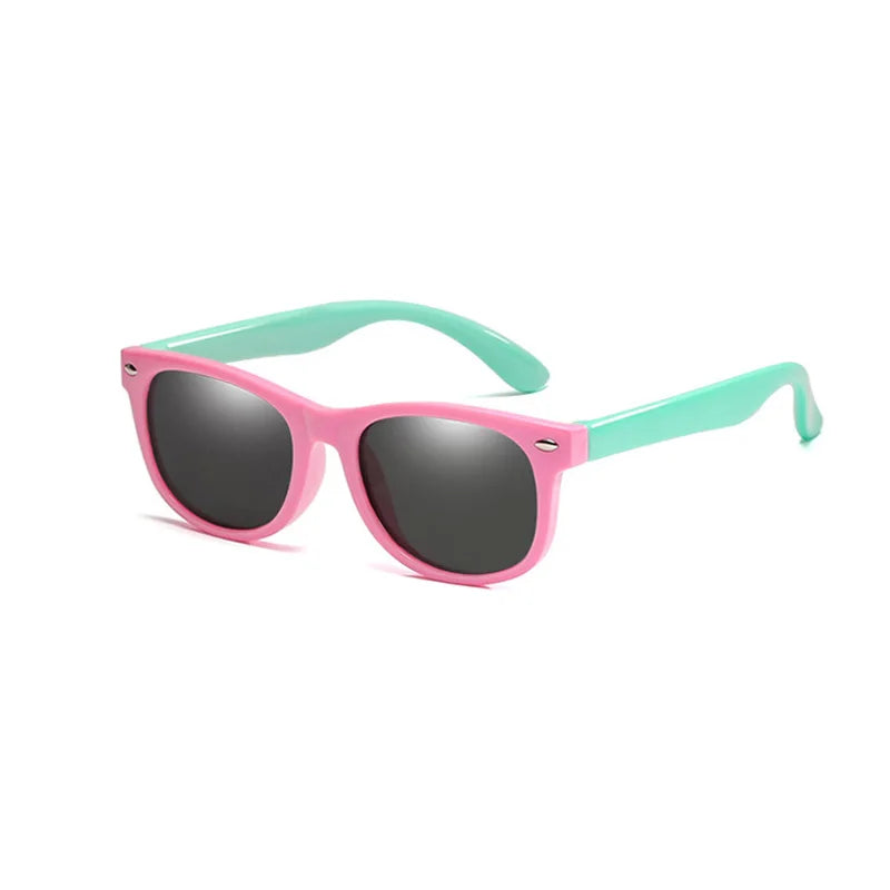 Gafas de Sol Polarizadas para Niños | TR90 Silicona Ultraligeras UV400 Multicolor