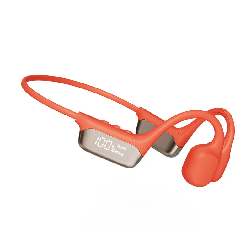 Auriculares de conducción ósea S10 Bluetooth 5.4 – Inalámbricos, impermeables IPX8, con MP3 y 32GB
