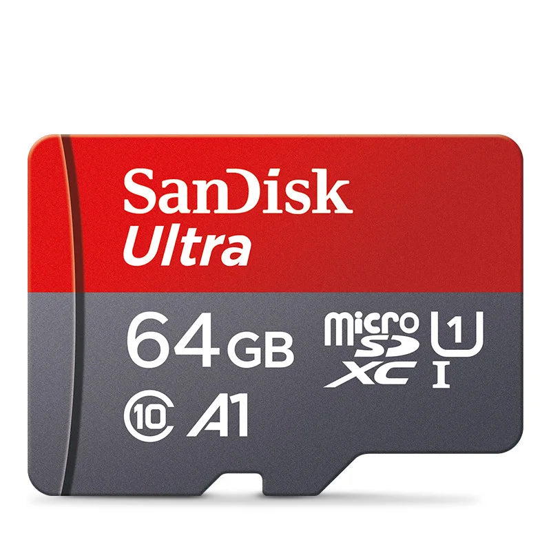 SanDisk MicroSD Class 10 UHS-1 | Tarjeta de Memoria TF 32GB 64GB 128GB 256GB Original para Smartphone, PC y Cámara
