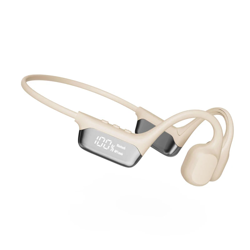 Auriculares de conducción ósea S10 Bluetooth 5.4 – Inalámbricos, impermeables IPX8, con MP3 y 32GB