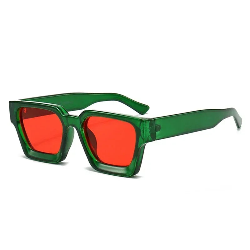 JNPCXI Gafas de Sol Cuadradas de Lujo | Retro Fashion Unisex UV400