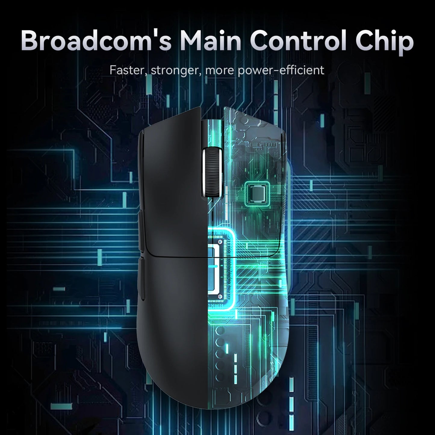 Attack Shark X11 Gaming Mouse – Tri-Mode (Bluetooth/2.4G/USB) con RGB, Dock de Carga Magnético y Sensor PAW3311
