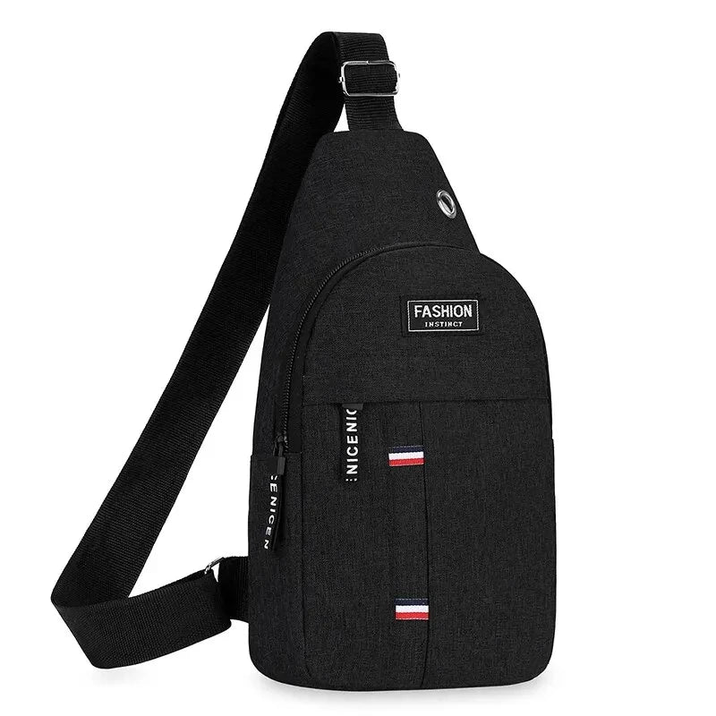 Bolso cruzado minimalista para hombre – Bandolera ligera antirrobo de gran capacidad para deporte, running y actividades al aire libre
