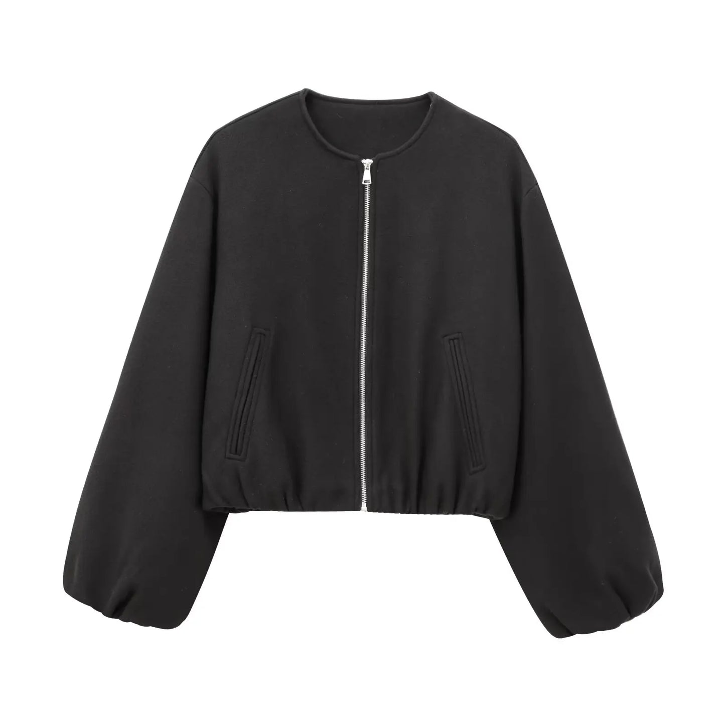Chaqueta Bomber Roja Mujer | Corta con Cremallera Moda Deportiva Casual 2025