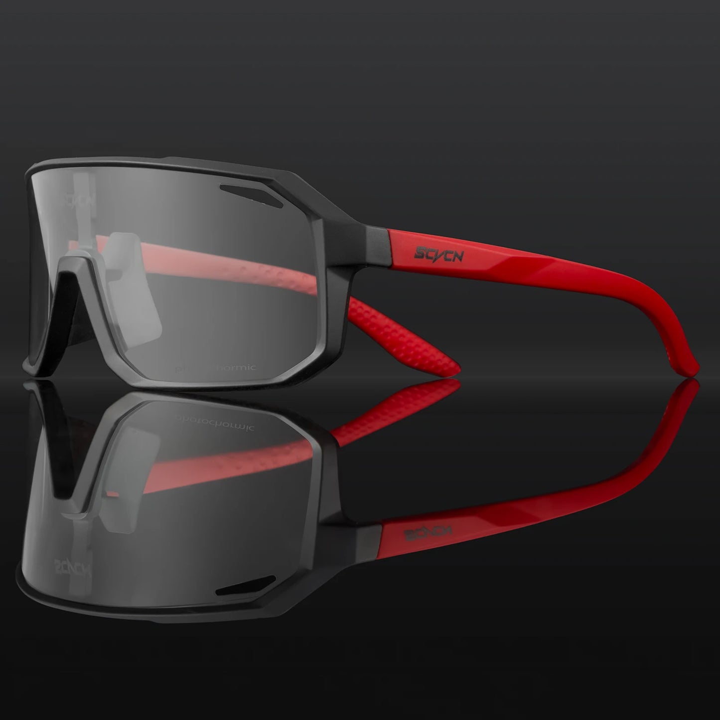 Gafas de Ciclismo SCVCN Fotocromáticas | Gafas Deportivas UV400 para Hombres MTB y Ruta