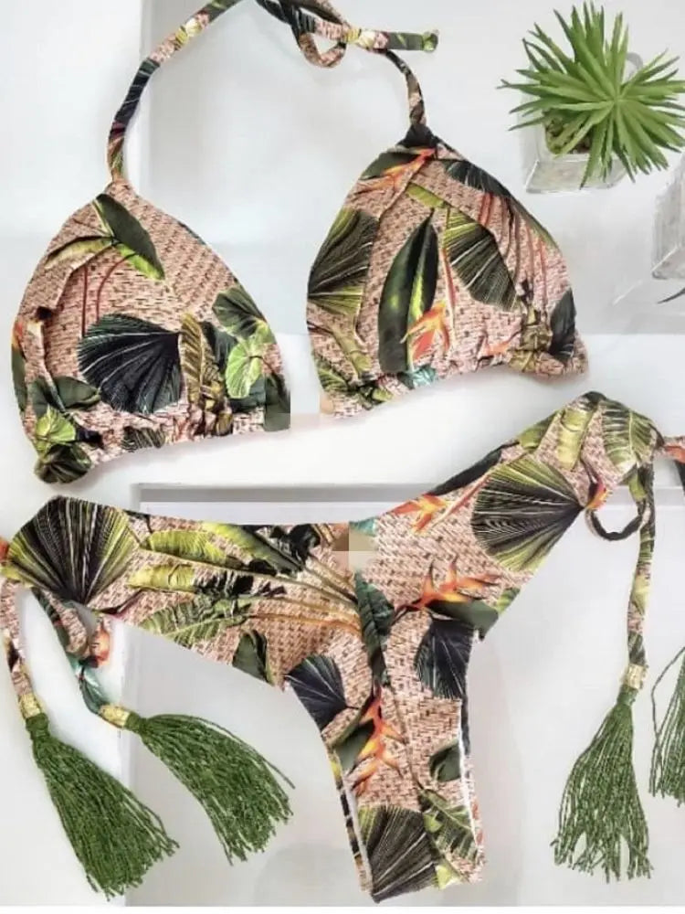 Bikini Sexy Mujer RUOTONGSEPT 2025 | Push Up Acolchado Playa y Piscina