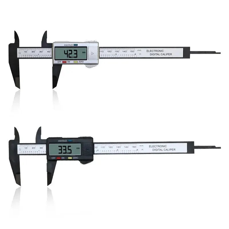 Calibrador Digital Vernier 0-150mm | Calibrador Electrónico de Plástico para Estudiantes, Hogar y Carpintería