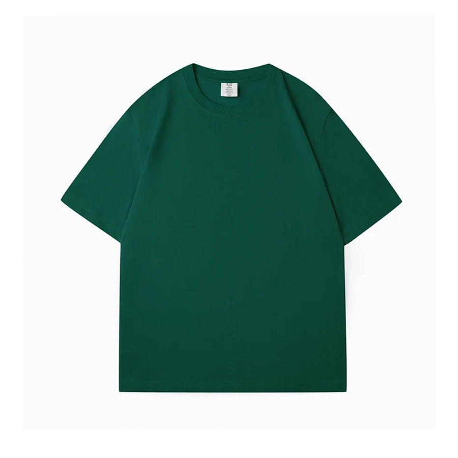 Camiseta Oversize Algodón 100% | Básica Casual Verano Manga Corta