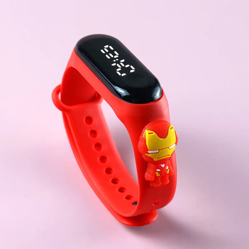 Reloj Infantil LED Deportivo | Pulsera Electrónica de Dibujos Animados para Niños y Niñas Impermeable