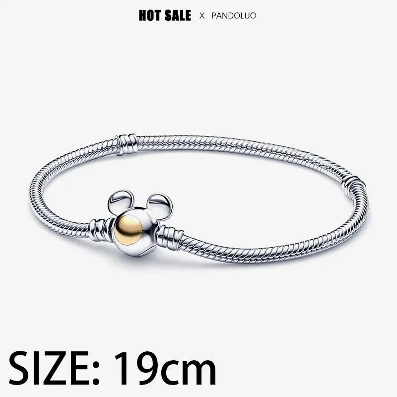 Collar, Aretes y Charm Disney Stitch | Compatible Pandora Pulsera Mujer DIY