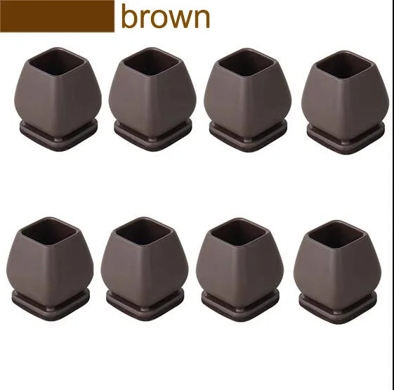 8PCS Protectores para Patas de Silla con Fieltro Grueso – Fundas de Silicona Antideslizantes para Muebles