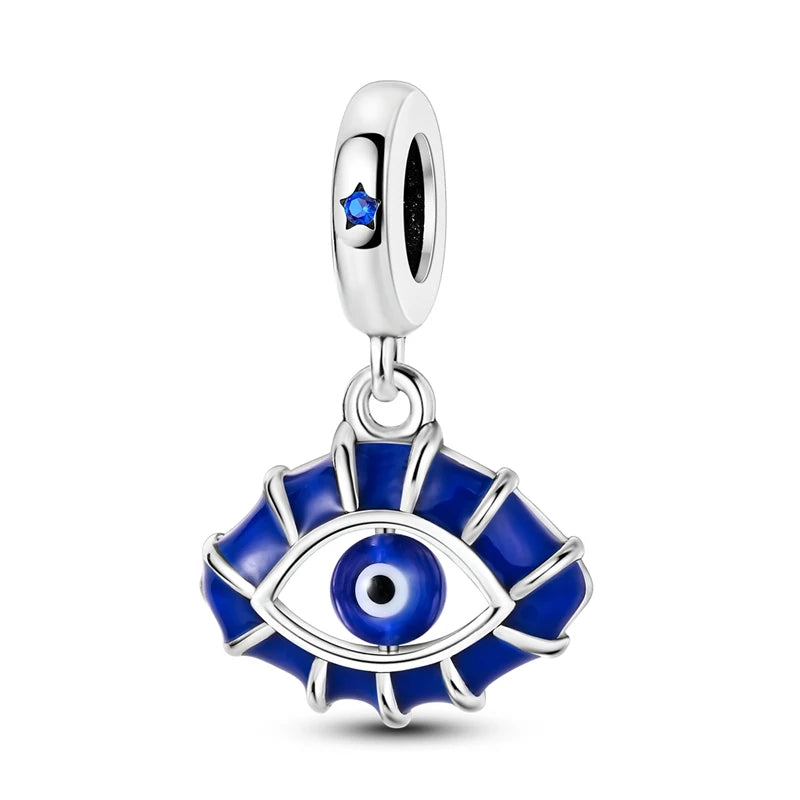 Charm Serie Océano en Plata 925 – Abalorios Tortuga, Cangrejo y Sirena para Pulsera Original Mujer