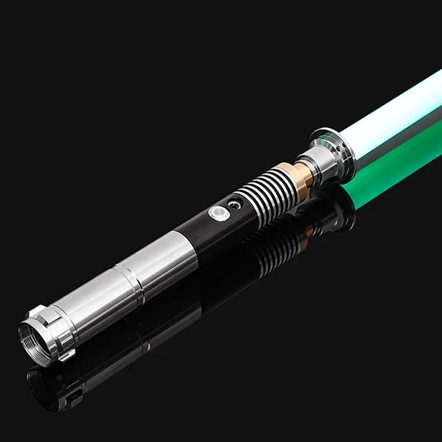 Sable de Luz RGB Metálico – Lightsaber de Juguete con Efectos Láser, Espada de Batalla y Lightstick Inspirado en Kpop