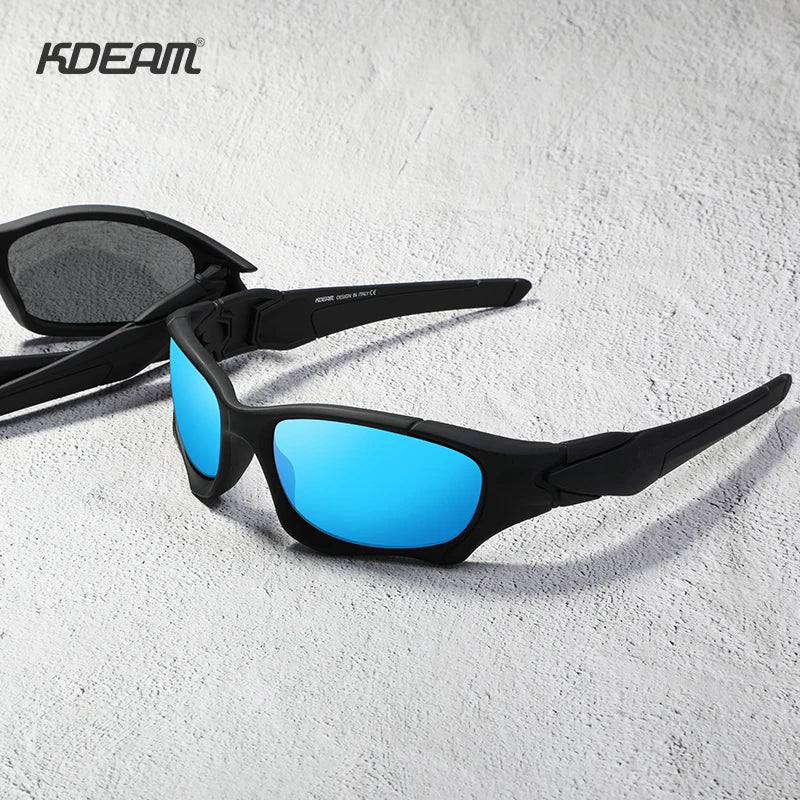 KDEAM Gafas de Sol Deportivas Polarizadas | Lentes Anti-Reflejo UV400 Unisex KD0623