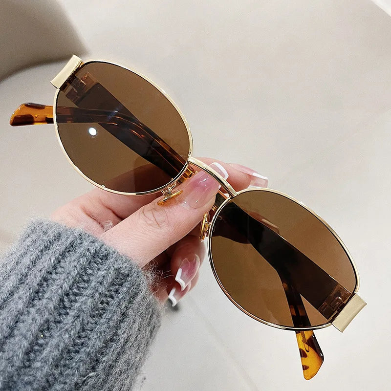 Gafas de Sol Ovaladas Retro Unisex | Estilo Clásico y Protección UV400