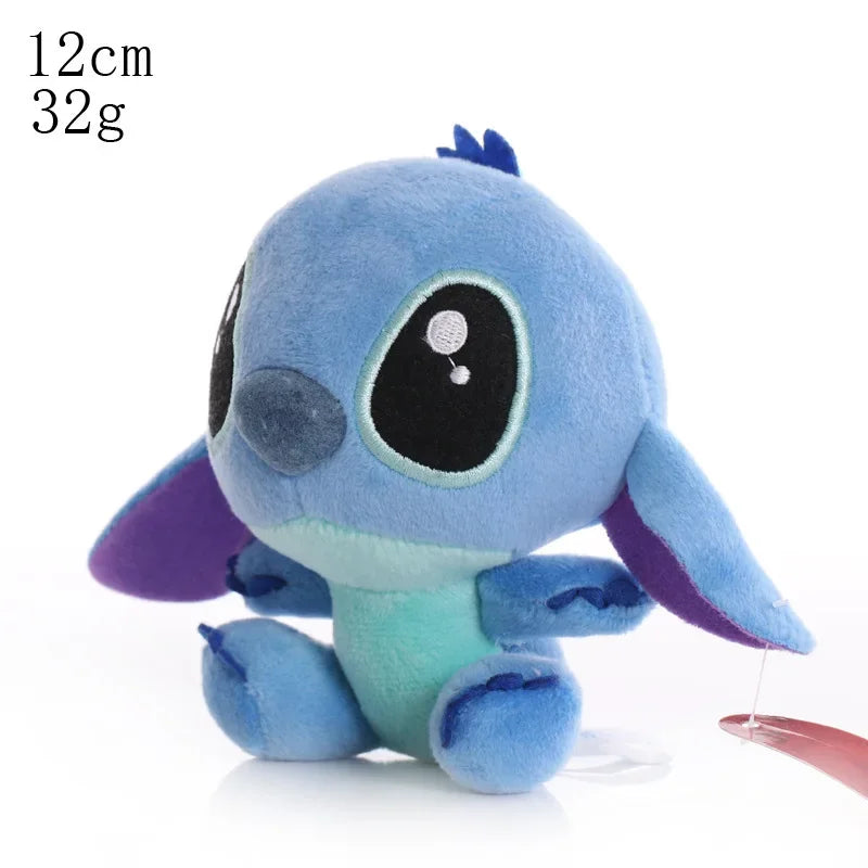 Peluche Stitch Disney 4/8 Pulgadas – Muñeco de Peluche Azul/Rosa | Juguete Anime Lilo & Stitch Regalo para Niños
