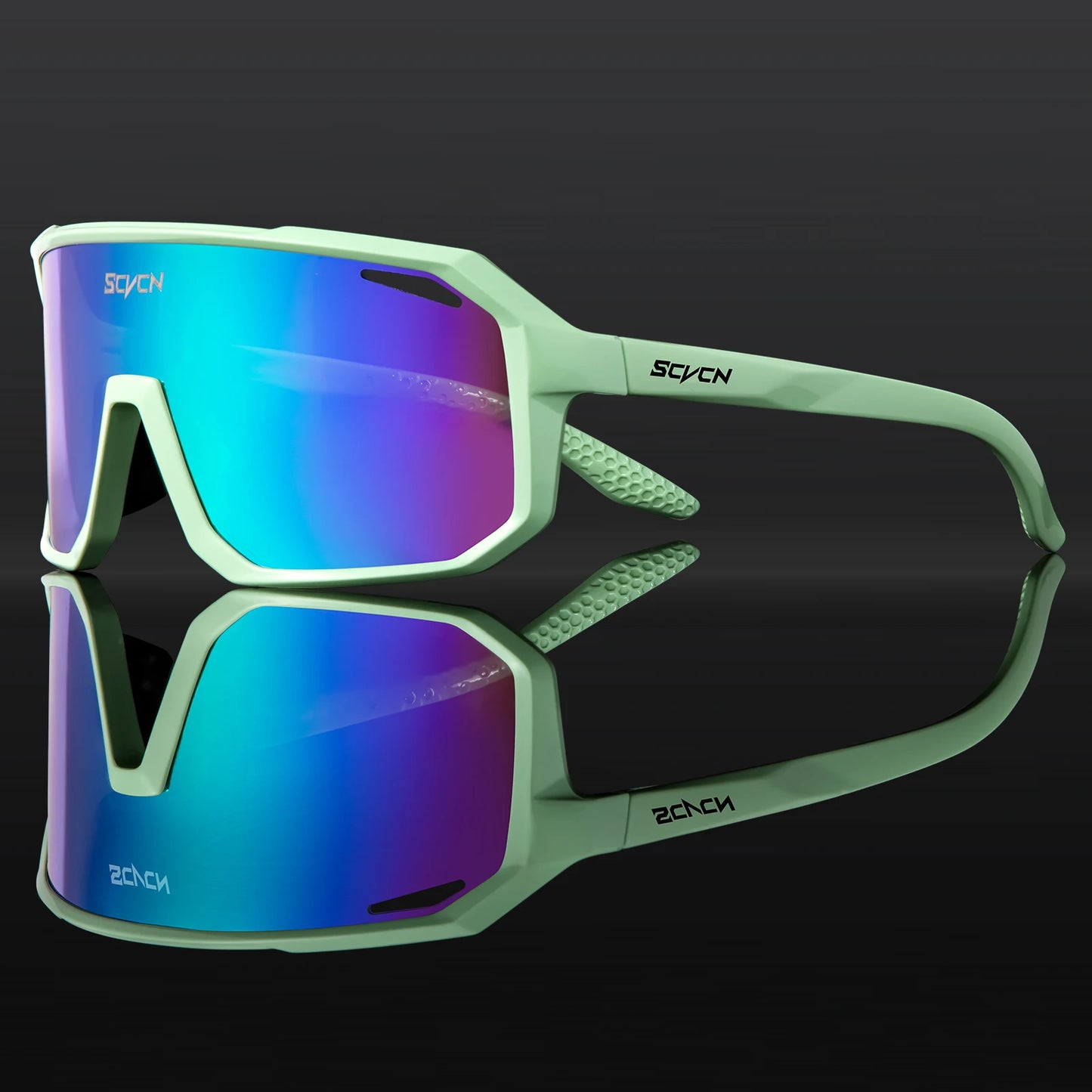 SCVCN New Outdoor Cycling Glasses Bike Sunglasses Men UV400 Eyewear Sports MTB Goggles Bicycle Women Riding Hiking Sunglasses