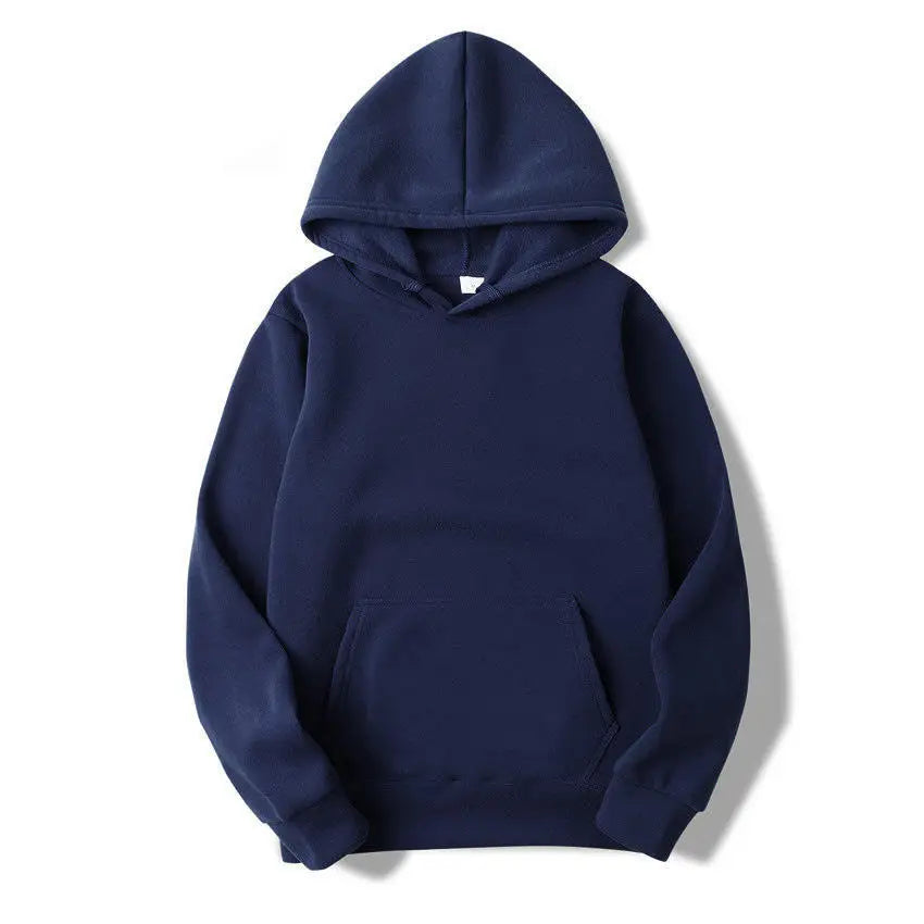 Hoodie Básico de Felpa – Sudadera con Capucha Unisex, Económica y Versátil para Hombre